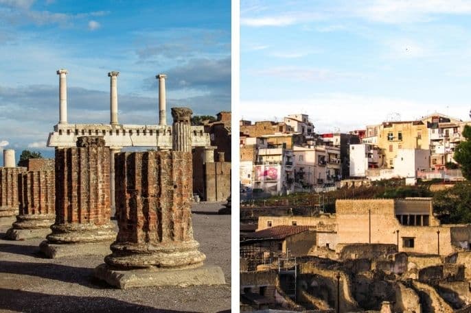 visitar Pompeya y Herculano en un día