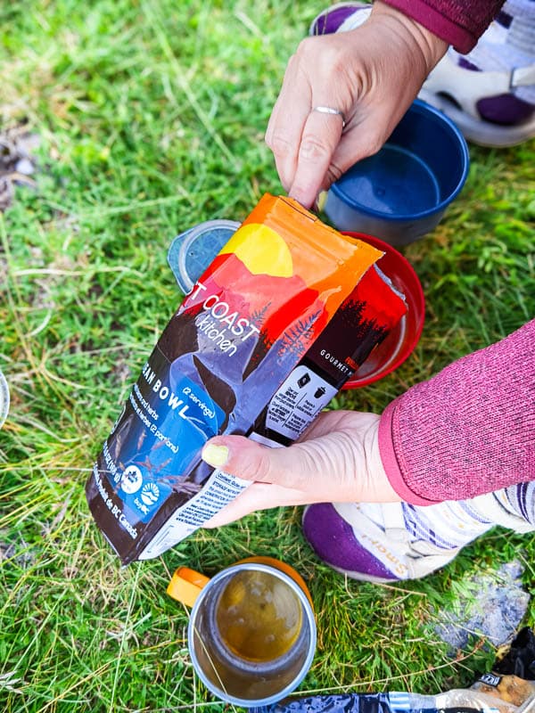 que comer en un trekking de varios días